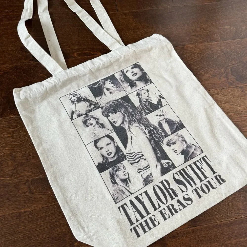 NEW The Eras Tour VIP Canvas Tote Bag Taylor Swift Official Concert Merch‎